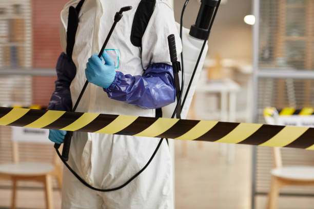 Professional Blood Cleanup technician working in Flat Rock, NC